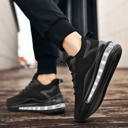 صورة أحذية رياضية كاجوال للرجال، أحذية جري رجالية، وسادة هوائية، موضة جديدة للربيع والخريف للرجال، نعال ناعمة قابلة للتنفس