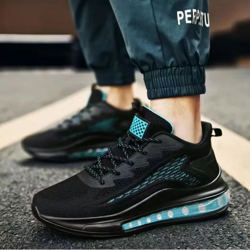 صورة أحذية رياضية كاجوال للرجال، أحذية جري رجالية، وسادة هوائية، موضة جديدة للربيع والخريف للرجال، نعال ناعمة قابلة للتنفس