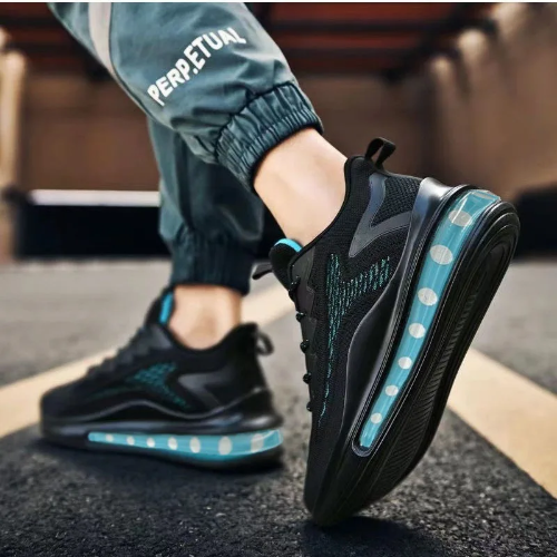 صورة أحذية رياضية كاجوال للرجال، أحذية جري رجالية، وسادة هوائية، موضة جديدة للربيع والخريف للرجال، نعال ناعمة قابلة للتنفس