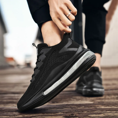 صورة أحذية رياضية كاجوال للرجال، أحذية جري رجالية، وسادة هوائية، موضة جديدة للربيع والخريف للرجال، نعال ناعمة قابلة للتنفس